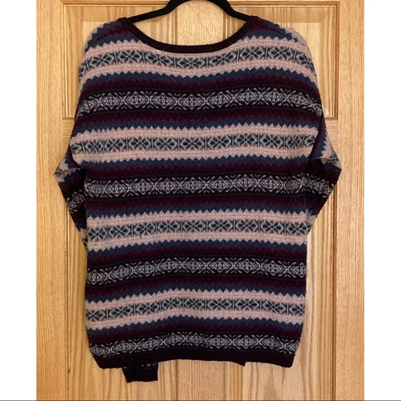 H&M Vintage Striped Wool Sweater L - Picture 2 of 3